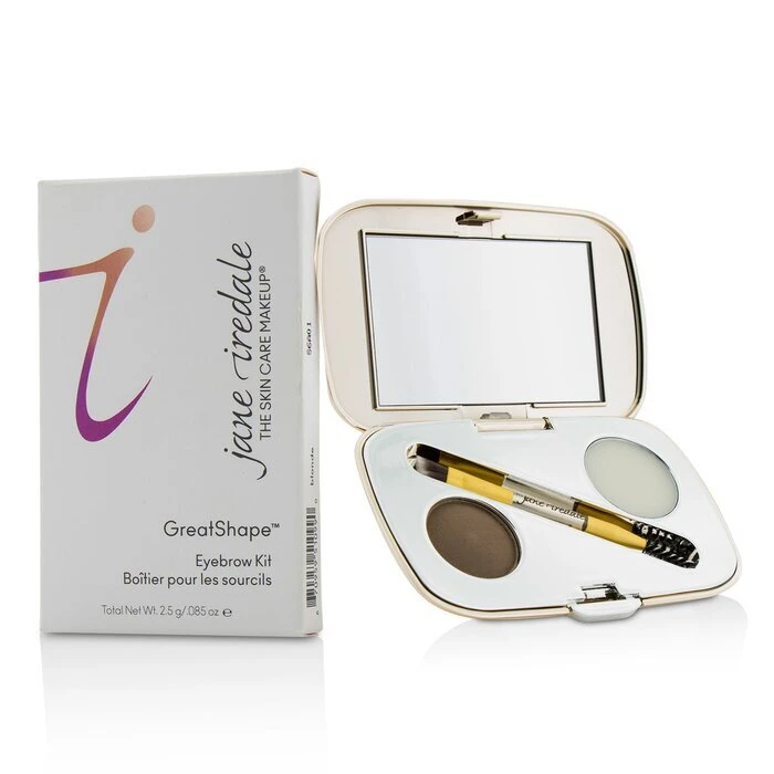 Jane Iredale GreatShape Eyebrow Kit (1x Brow Powder, 1x Brow Wax, 1x Applicator) - Brunette 2.5g/0.85oz - Image 2