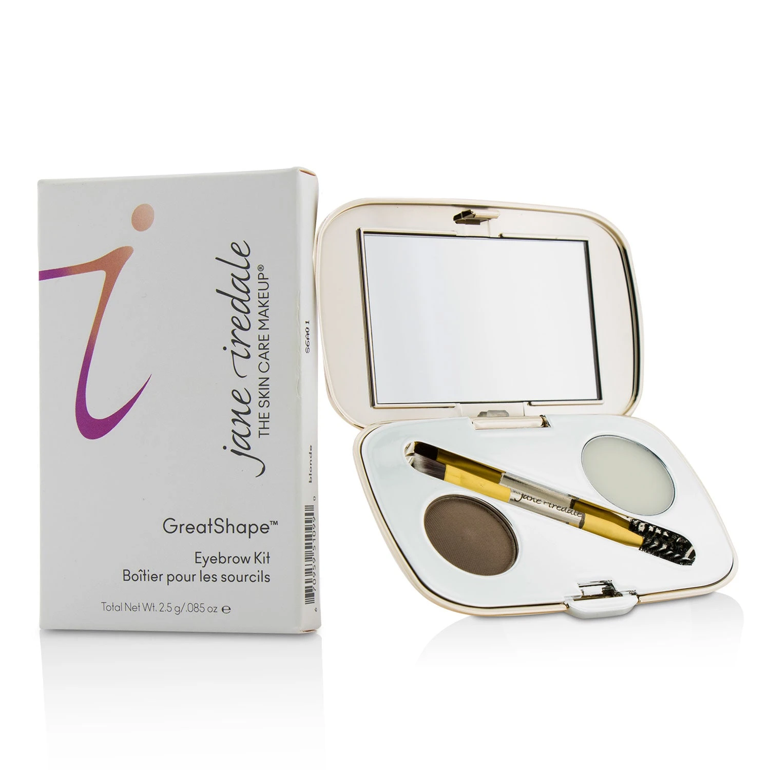 Jane Iredale GreatShape Eyebrow Kit (1x Brow Powder, 1x Brow Wax, 1x Applicator) - Blonde 2.5g/0.85oz - Image 2