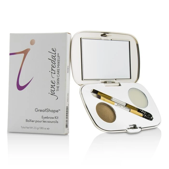 Jane Iredale GreatShape Eyebrow Kit (1x Brow Powder, 1x Brow Wax, 1x Applicator) - Blonde 2.5g/0.85oz - Image 2