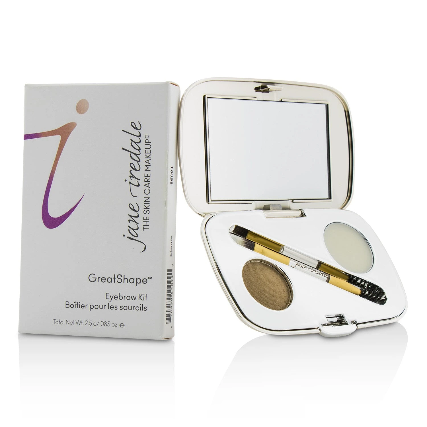 Jane Iredale GreatShape Eyebrow Kit (1x Brow Powder, 1x Brow Wax, 1x Applicator) - Ash Blonde 2.5g/0.085oz - Image 7
