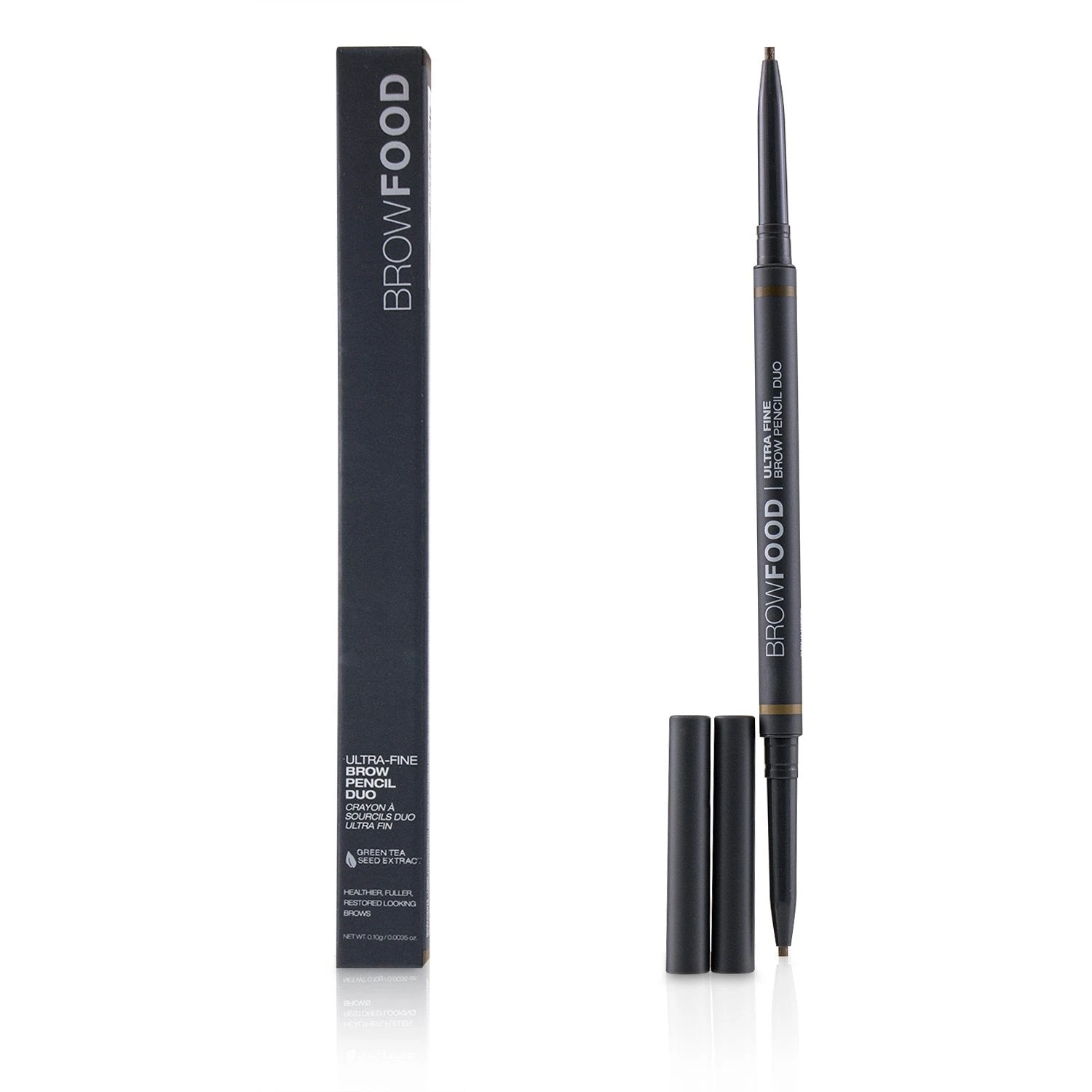 LashFood BrowFood Ultra Fine Brow Pencil Duo - # Brunette 0.10g/0.0035oz