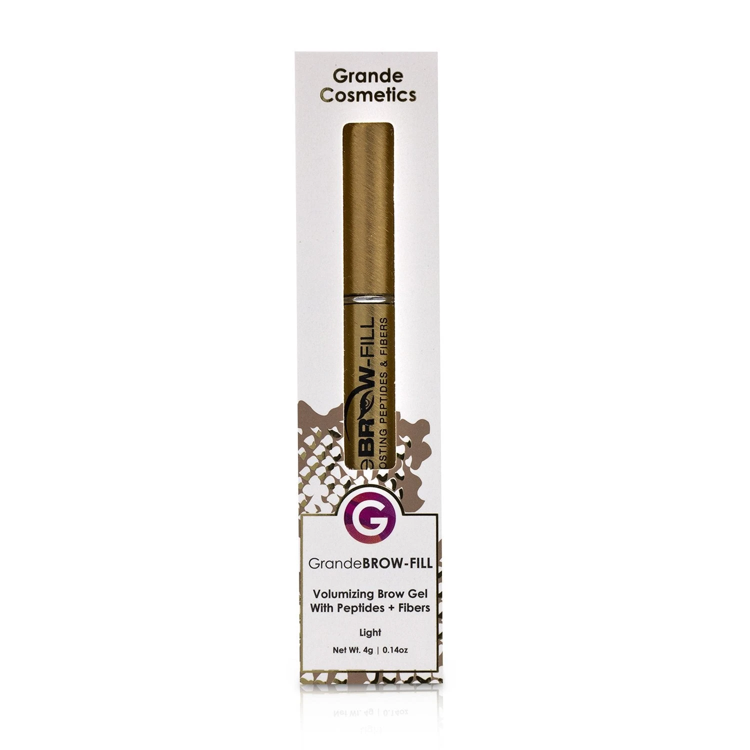 Grande Cosmetics (GrandeLash) GrandeBrow Fill Volumizing Brow Gel - # Dark 4g/0.14oz - Image 3
