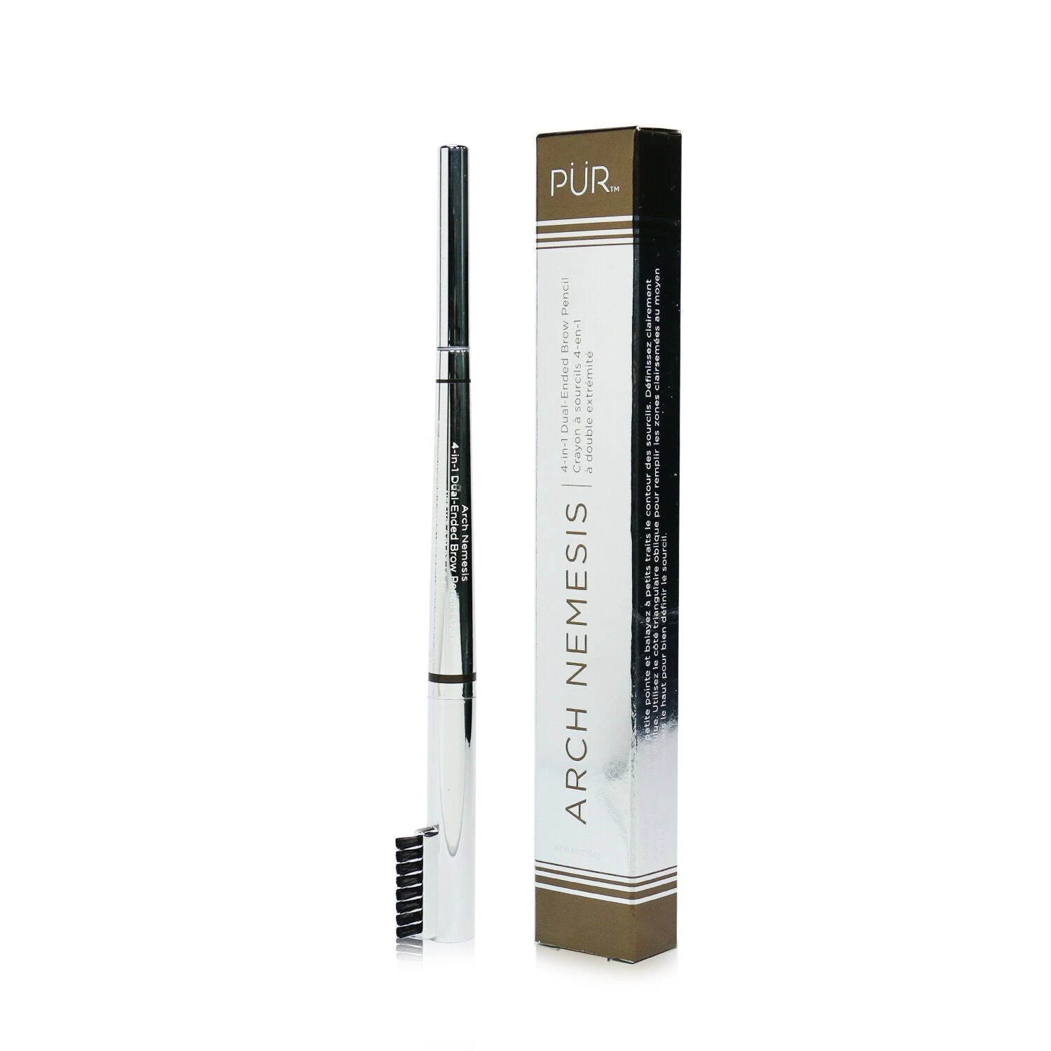 PUR (PurMinerals) Arch Nemesis 4 In 1 Dual Ended Brow Pencil - # Light 0.4g/0.01oz - Image 10