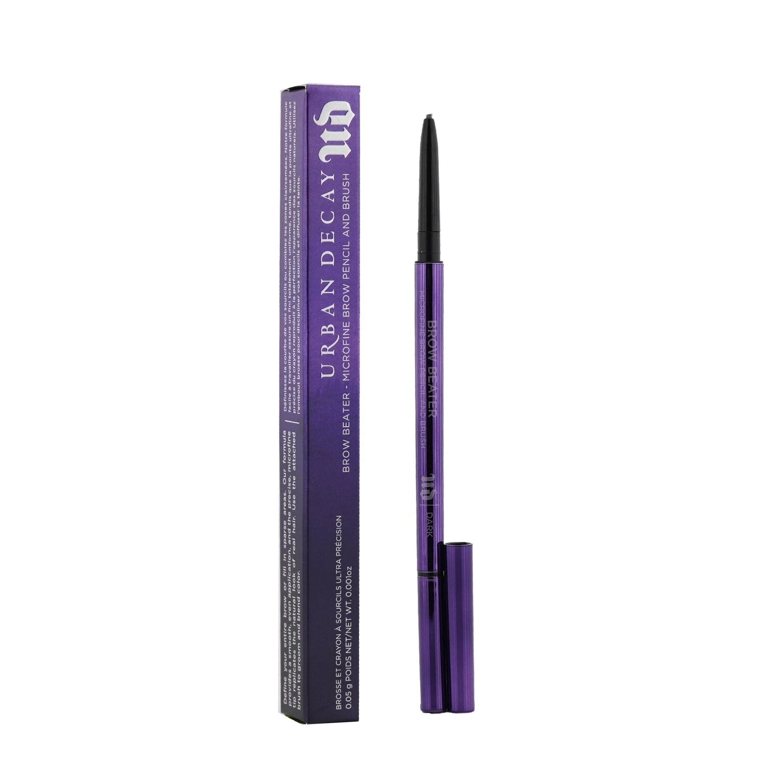 Urban Decay Brow Beater Microfine Brow Pencil And Brush - # Dark 0.05g/0.001oz - Image 2