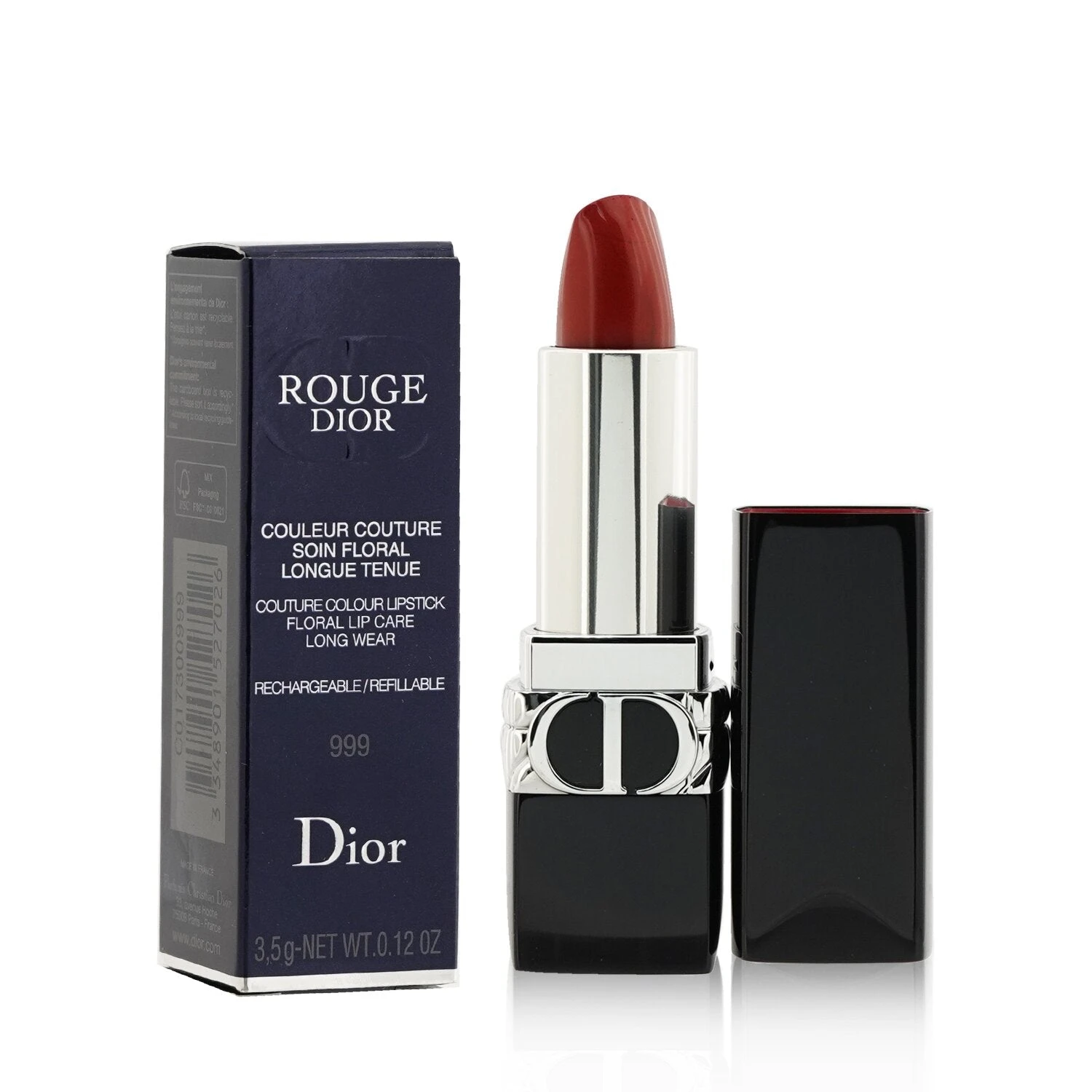 Christian Dior Rouge Dior Couture Colour Refillable Lipstick - # 458 Paris (Satin) 3.5g/0.12oz - Image 17