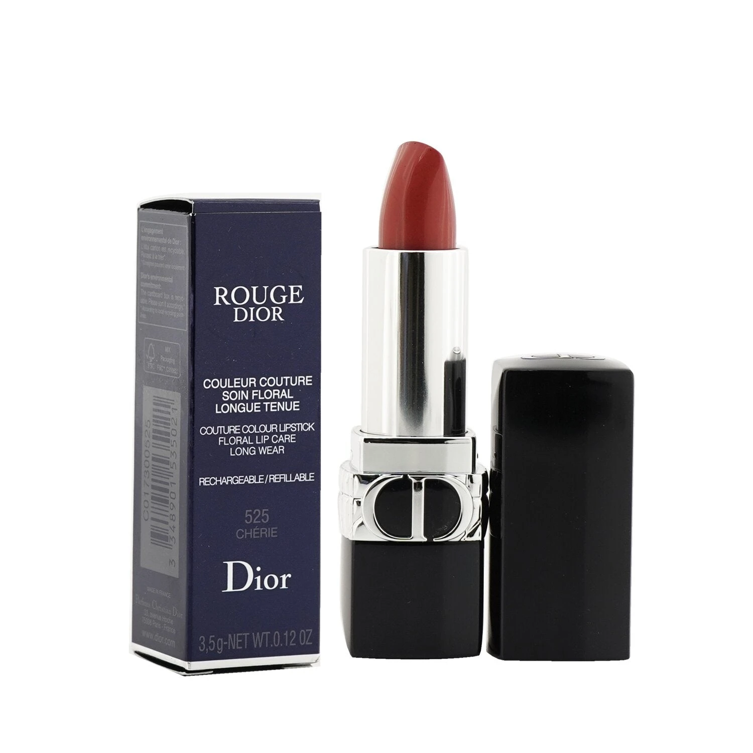 Christian Dior Rouge Dior Couture Colour Refillable Lipstick - # 458 Paris (Satin) 3.5g/0.12oz - Image 20