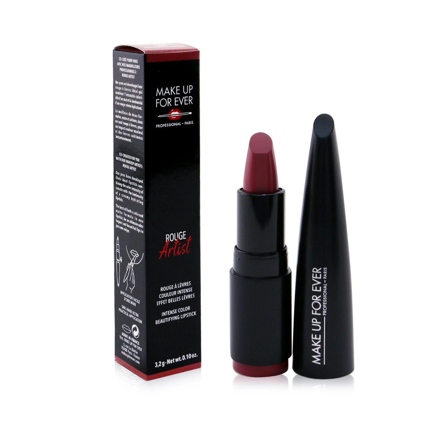 Make Up For Ever Rouge Artist Intense Color Beautifying Lipstick - # 104 Bold Cinnamon 3.2g/0.1oz - Image 17