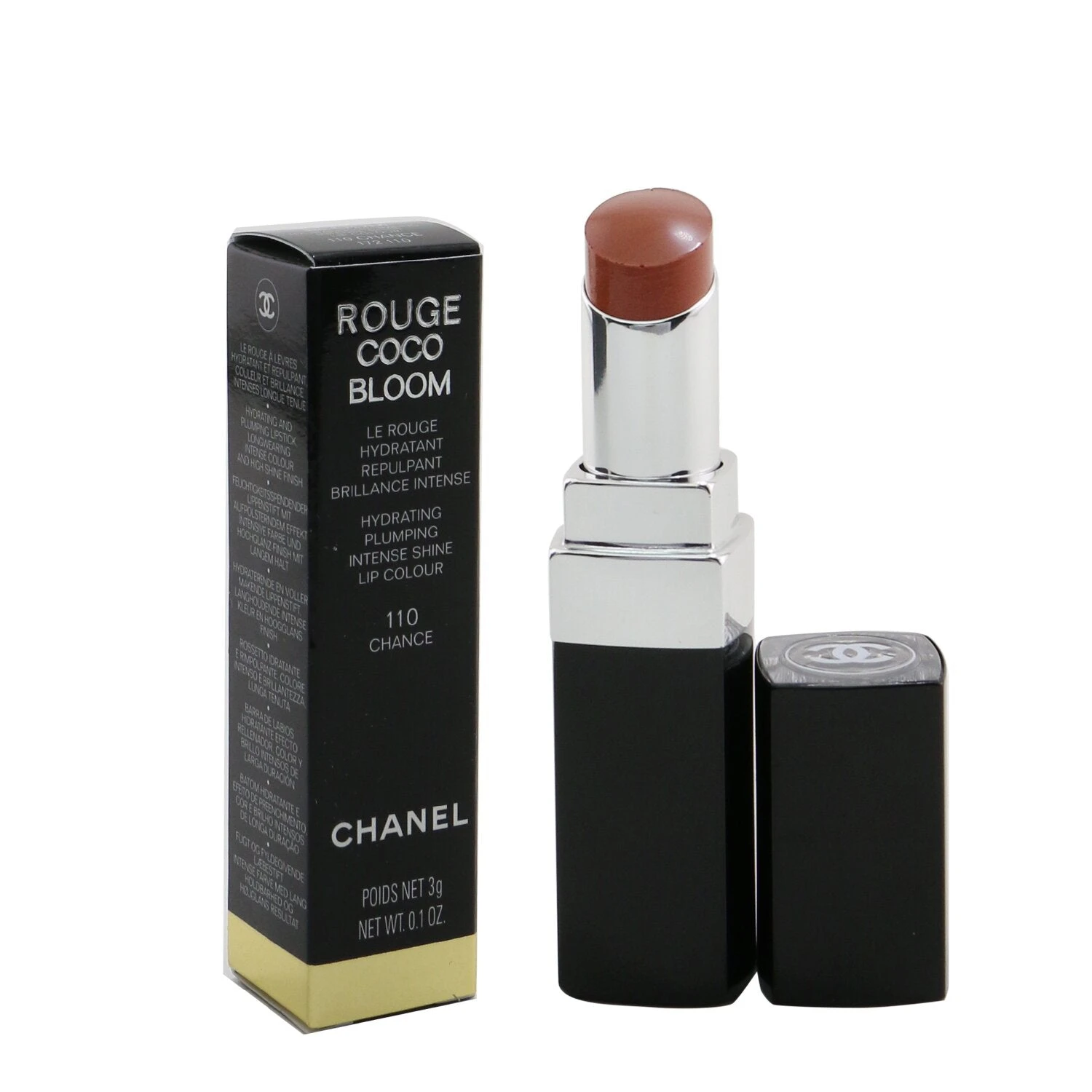 Chanel Rouge Coco Bloom Hydrating Plumping Intense Shine Lip Colour - # 122 Zenith 3g/0.1oz - Image 3