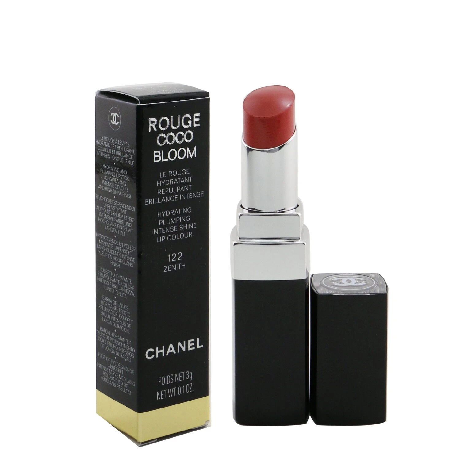 Chanel Rouge Coco Bloom Hydrating Plumping Intense Shine Lip Colour - # 122 Zenith 3g/0.1oz - Image 20