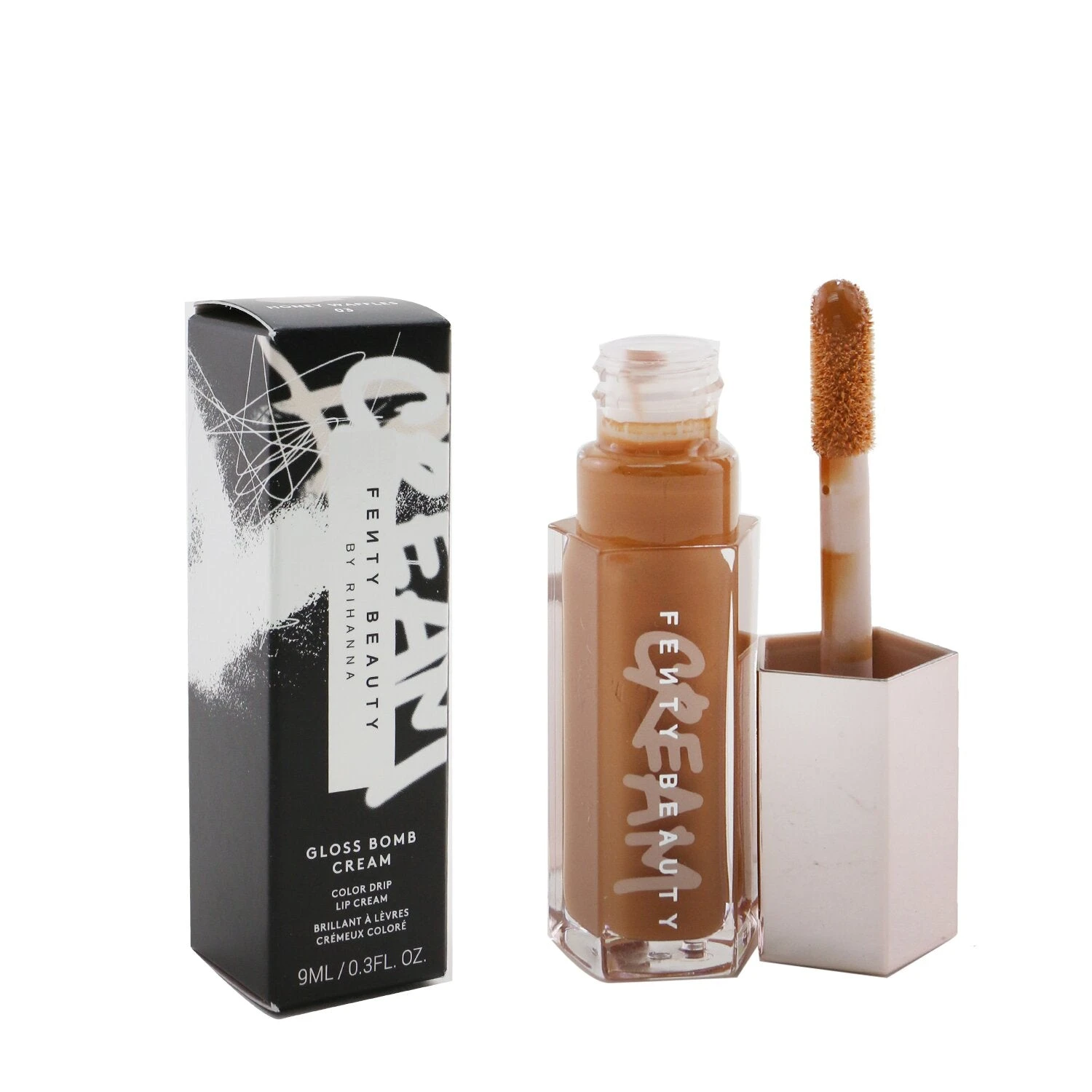 Fenty Beauty By Rihanna Gloss Bomb Cream Color Drip Lip Cream - # 01 Mauve Wive$ (Rosy Mauve) 9ml/0.3oz - Image 5