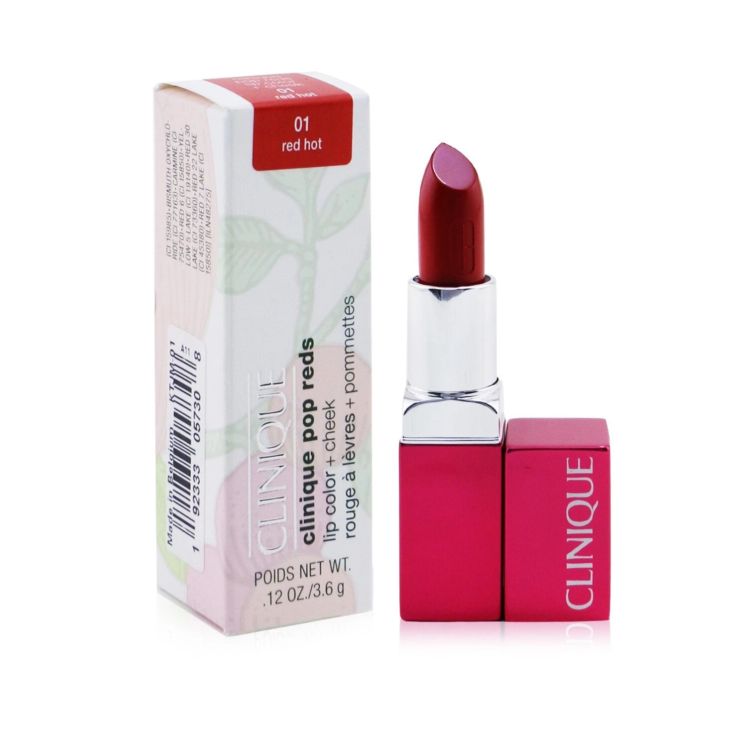 Clinique Clinique Pop Reds Lip Color + Cheek - # 05 Red Carpet 3.6g/0.12oz - Image 5
