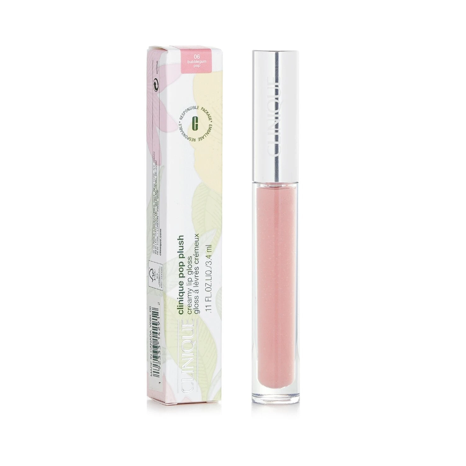 Clinique Pop Plush Creamy Lip Gloss - # 06 Bubblegum Pop 3.4ml/0.11oz - Image 2
